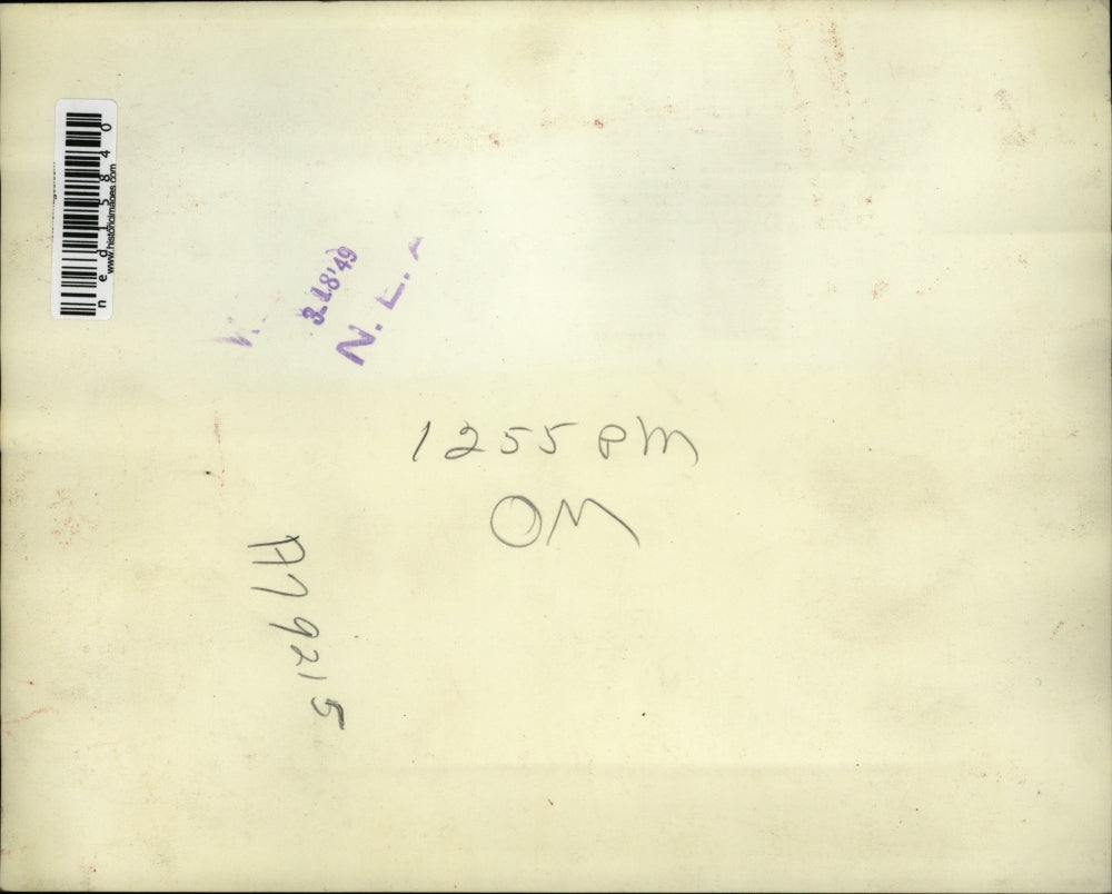 1949 Media Photo Hobert J Ehman showing M. de LaGarde and Mrs de LaGarde gifts