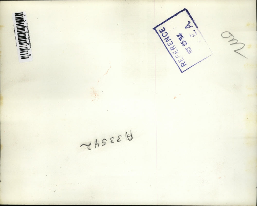 1954 Press Photo The Flooded Pecos River Threatens This Old Bridge