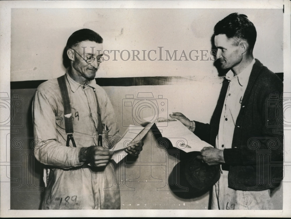 1938 Media Photo Marion Ammons pardonned in NC murders, uncle Jack Ammons