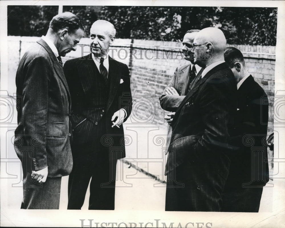 1946 Press Photo Stevenage Herfordshire England Martineau Arthur Capewell