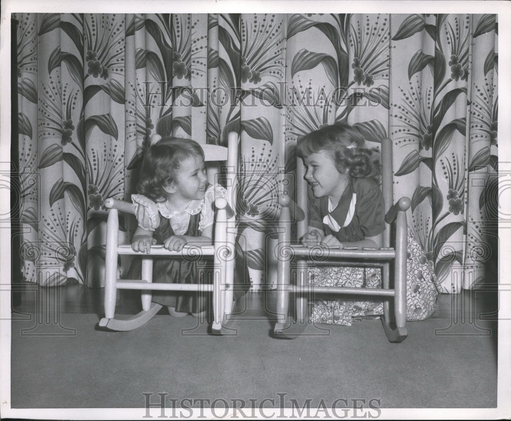 1956 Press Photo Gail & Terrey Adland of Independence Mo