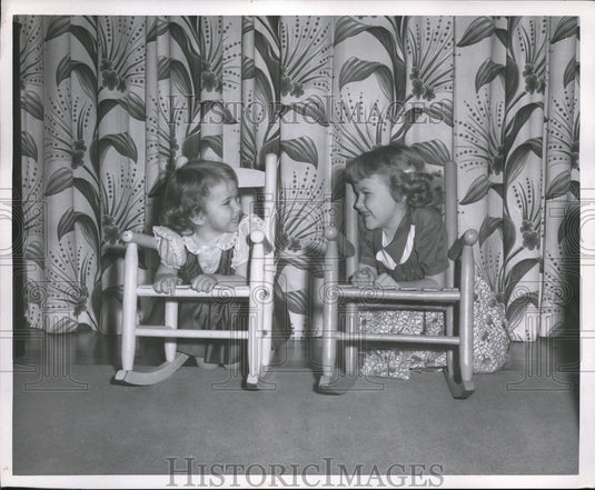 1956 Press Photo Gail & Terrey Adland of Independence Mo