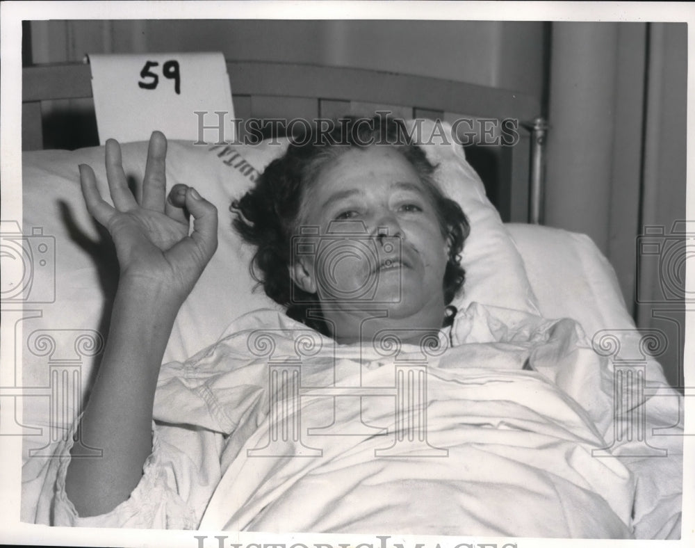 1959 Media Photo Chicago Mrs Jewel Dean Pounds Marilyn Johnson Found Frozen
