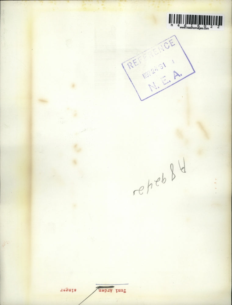 1931 Media Photo Singer Toni Arden