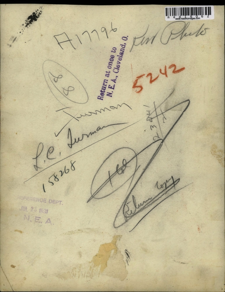 1931 Media Photo L. E. Truman Businessman