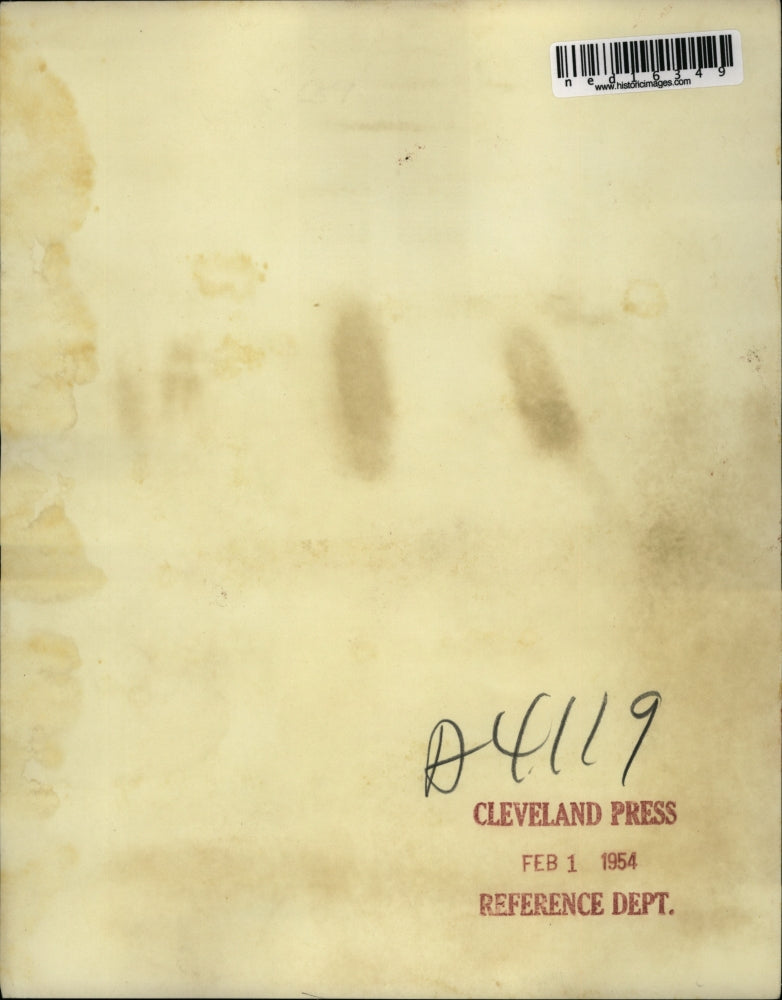 1954 Media Photo Cardinal Spellman Performing Marriage Rites For His Nephew