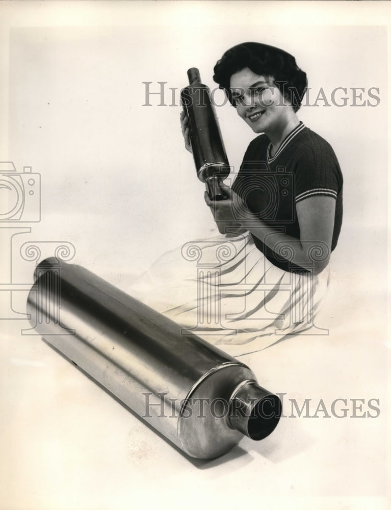 Load image into Gallery viewer, 1961 Media Photo Stainless steel silencer for marine muffler by Aircraft Product

