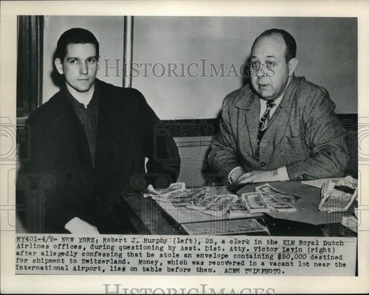 1949 Media Photo New York Robert J Murphy and Victor Levin