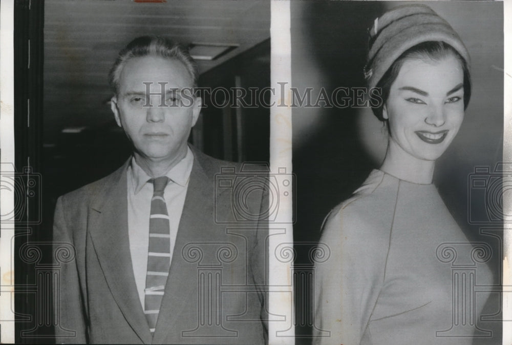1960 Media Photo Cincinnati, OH Edward Schwartz and Dorothea Harris - ned16569