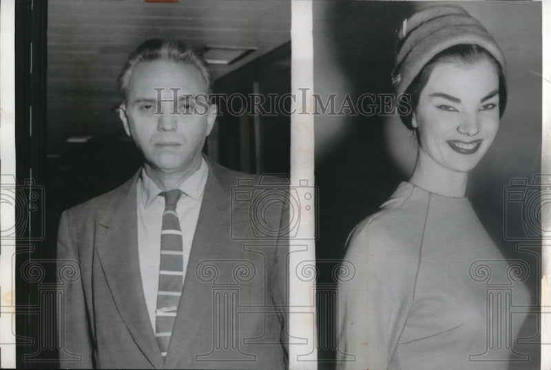 Load image into Gallery viewer, 1960 Media Photo Cincinnati, OH Edward Schwartz and Dorothea Harris - ned16569
