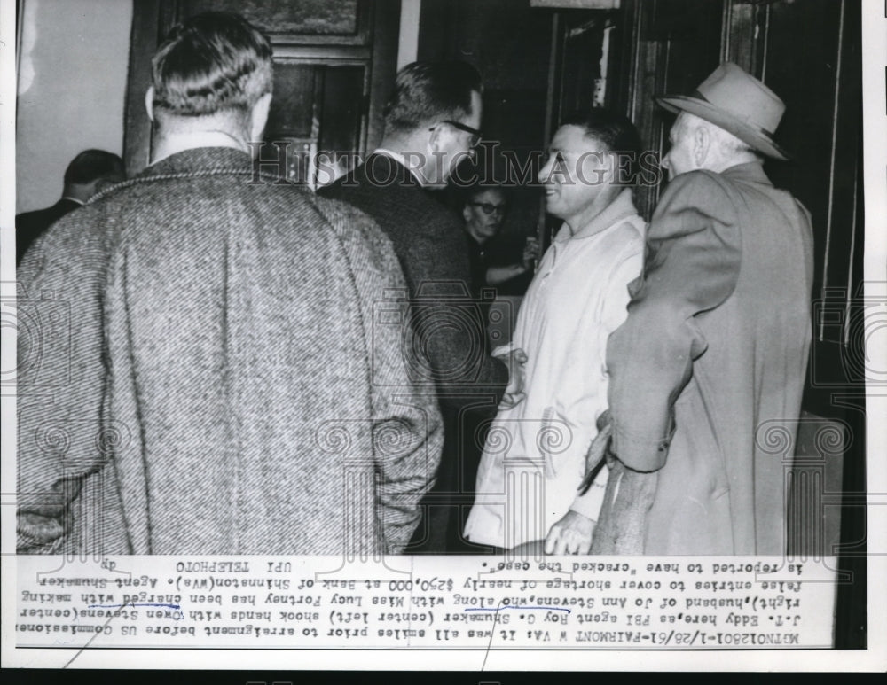 1961 Media Photo Fairmont, VA Roy G Shumaker, Owen Stevens