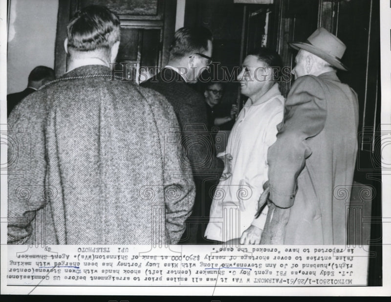 Load image into Gallery viewer, 1961 Media Photo Fairmont, VA Roy G Shumaker, Owen Stevens
