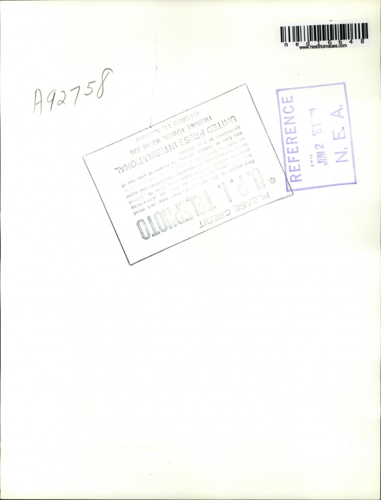 1961 Media Photo Cleveland, OH Mrs Elizabeth Schuller under arrest