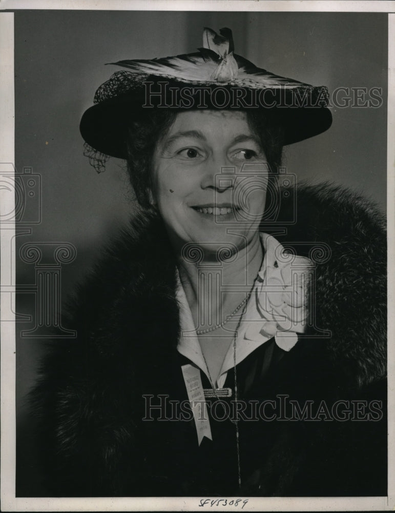 1938 Press Photo San Francisco Mrs Charles C Tomilson