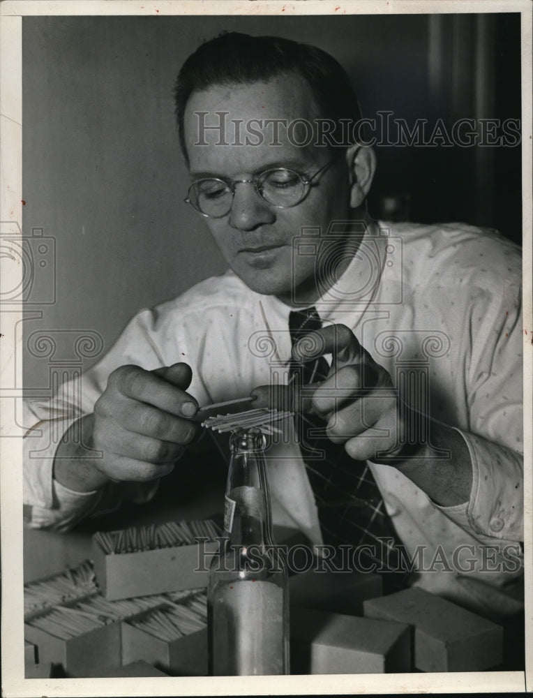 1936 Media Photo Thomas h B Staggers and his matches
