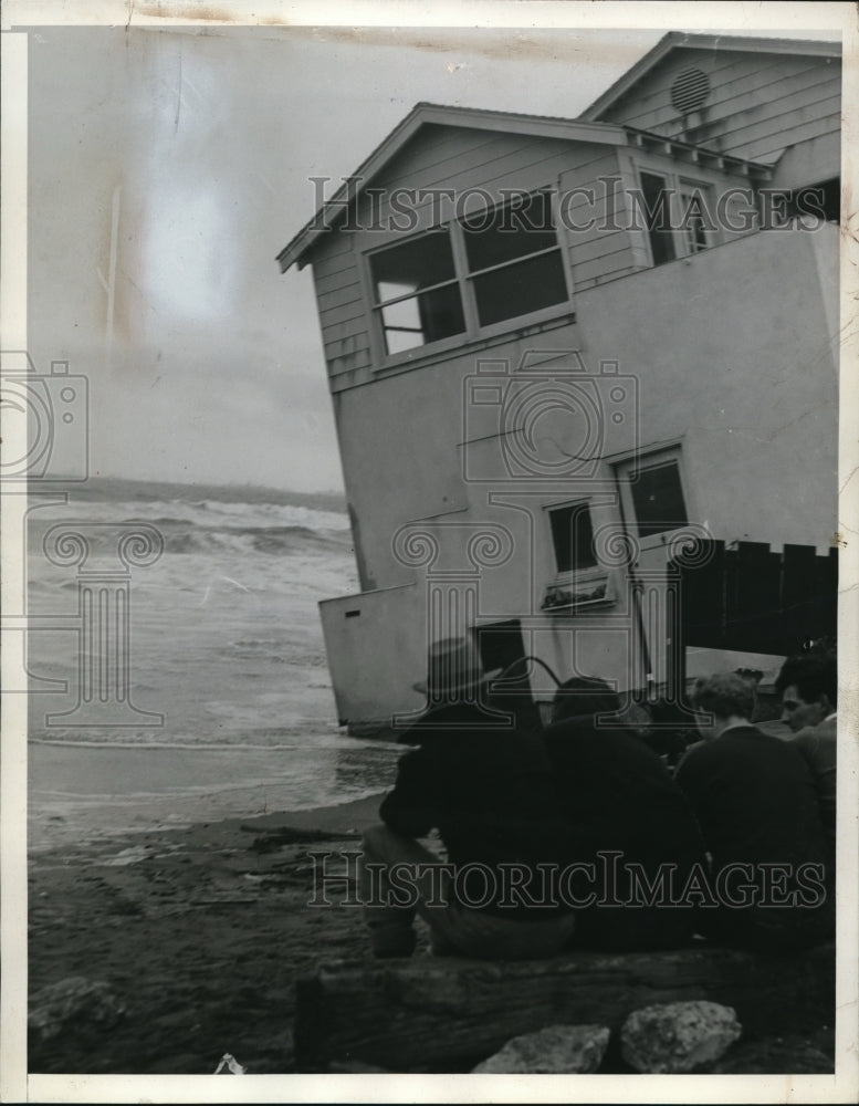 1939 Media Photo Belmont CA Weather damage