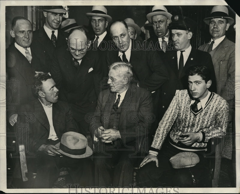 Load image into Gallery viewer, 1931 Press Photo ChicagoH Thompson, Corrigan &amp; Angelo Barano &amp; arsonists

