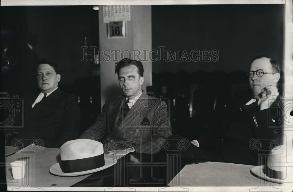 1932 Press Photo Los Angeles James Talbot, Clarence Fuller and Raymond McKee