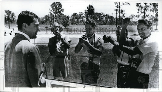1967 Press Photo Naples Fla, Dr Carl Coppolino on break at murder trial