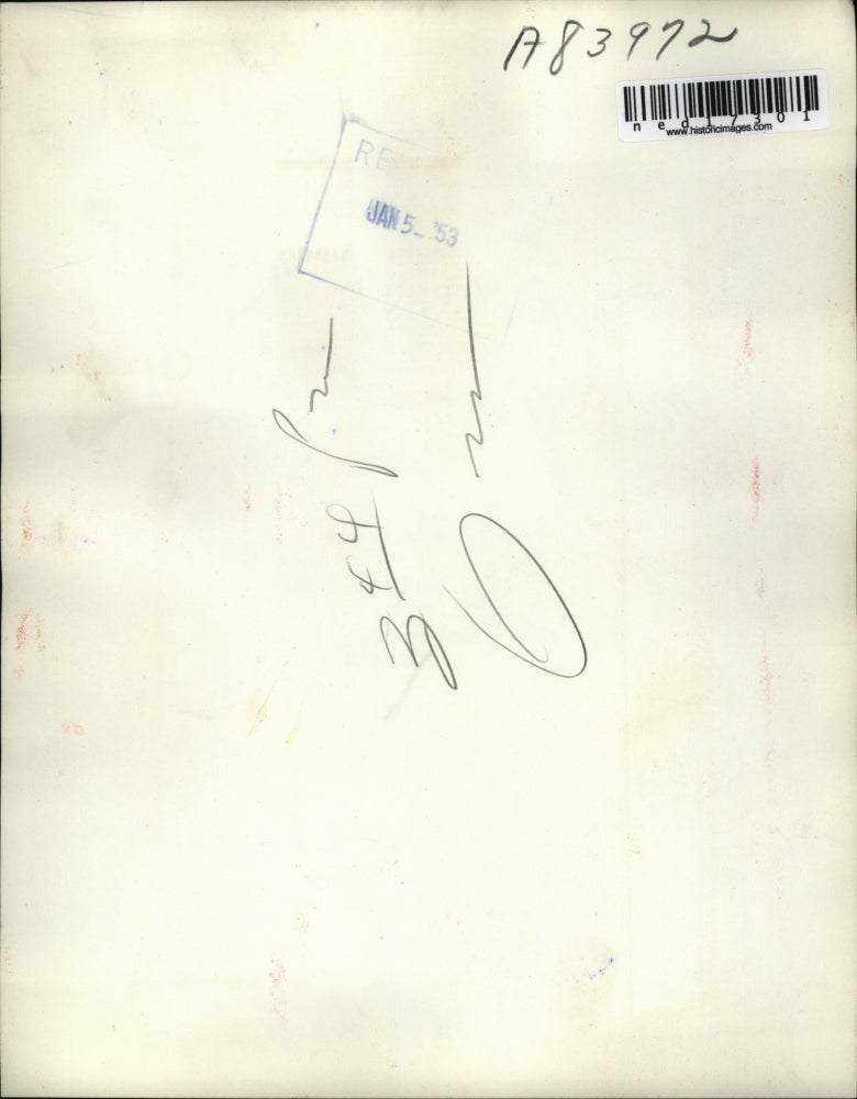 1953 Press Photo Ill Mother Gives Birth To Healthy Baby Boy