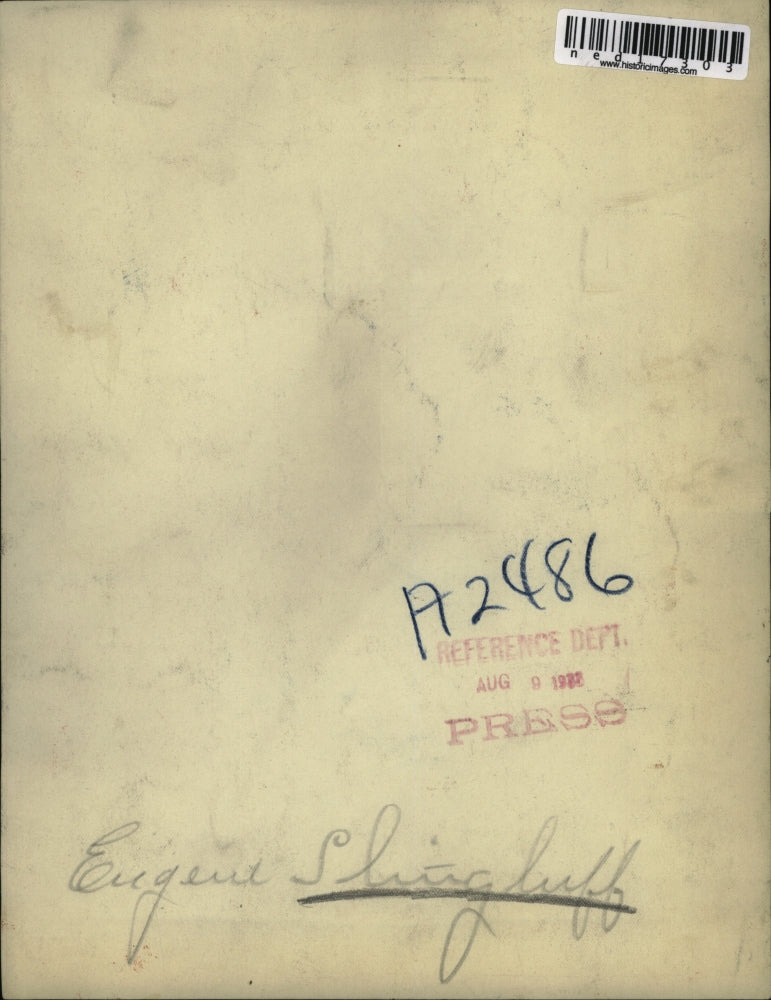 1933 Press Photo Eugene Slingluff Businessman - ned17303