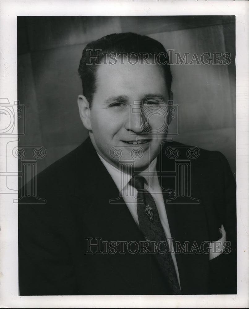 1954 Press Photo Buddy Simon B. W. Blaushild Motors - ned17310