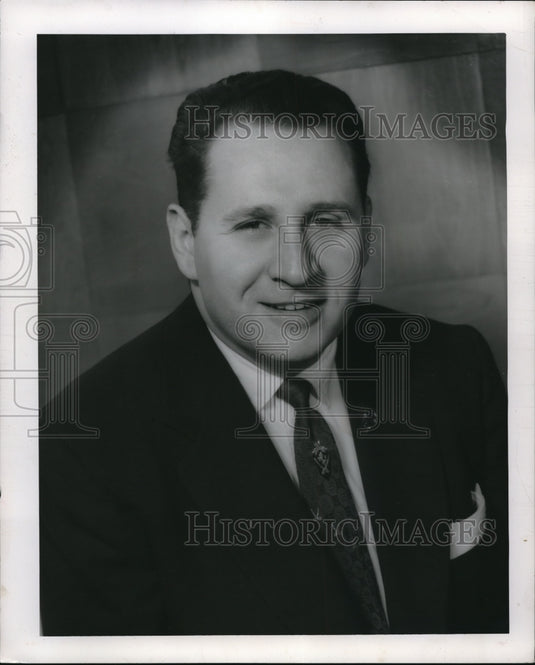 1954 Press Photo Buddy Simon B. W. Blaushild Motors - ned17310