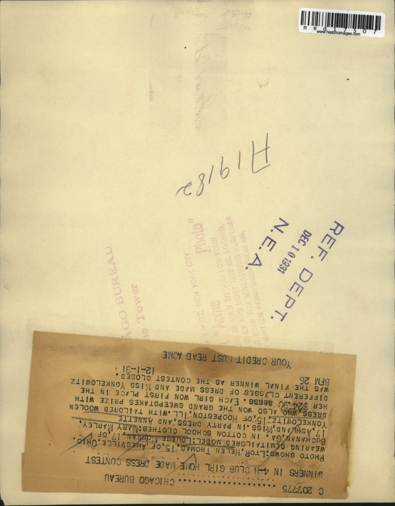 1931 Press Photo Helen Thomas, Louise Morgan, Mary Marley, Ann Yonkelowicz