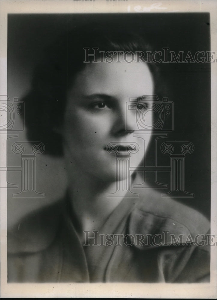 1938 Press Photo Jane Grant Ford of Wausau Wis disappered from Vassar College