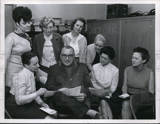 1969 Press Photo Harding School teachersG Daly, M Ivary, JEllar, R Dragns