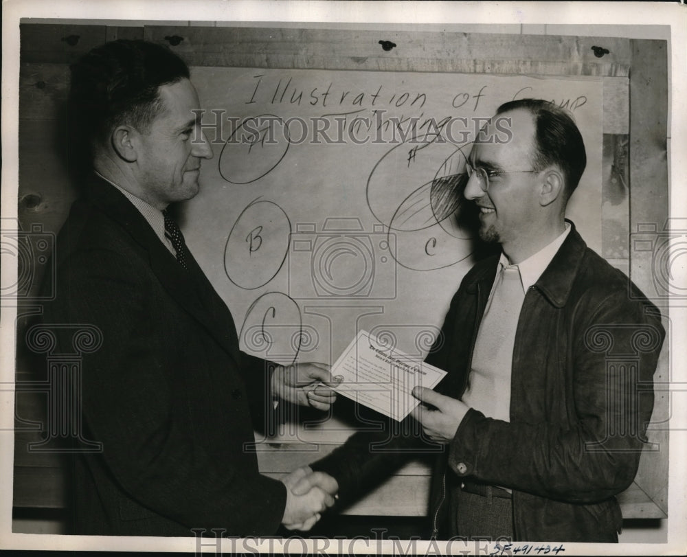 1939 Press Photo San Francisco MJ Van Winkle Paint Lakers Union, Mack Sto