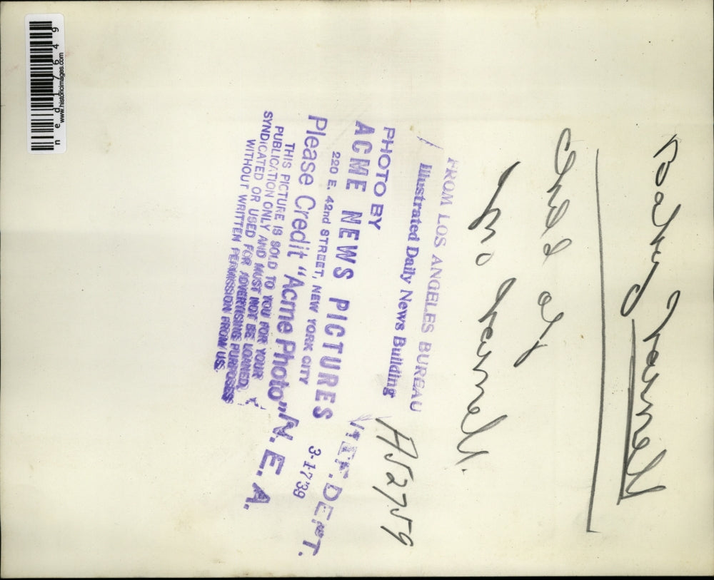 1938 Press Photo Baby Varnell child of Mo V - ned17649