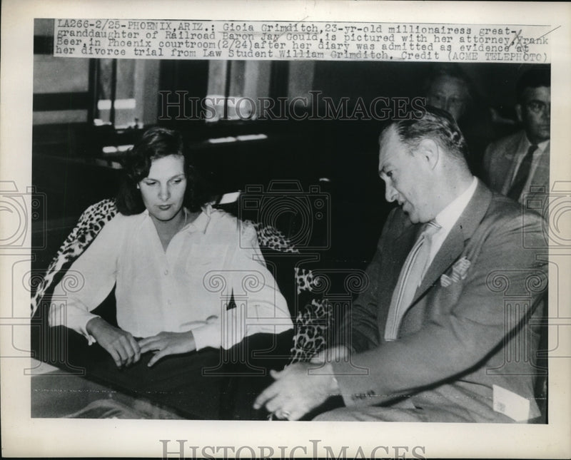 Load image into Gallery viewer, 1948 Press Photo Phoenix Arizona Gioia Grimditch great granddaughter of Jay
