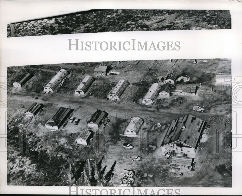 Load image into Gallery viewer, 1949 Press Photo Burnt Creek, Base Of Operations in Ungava, Whole Town Must Move
