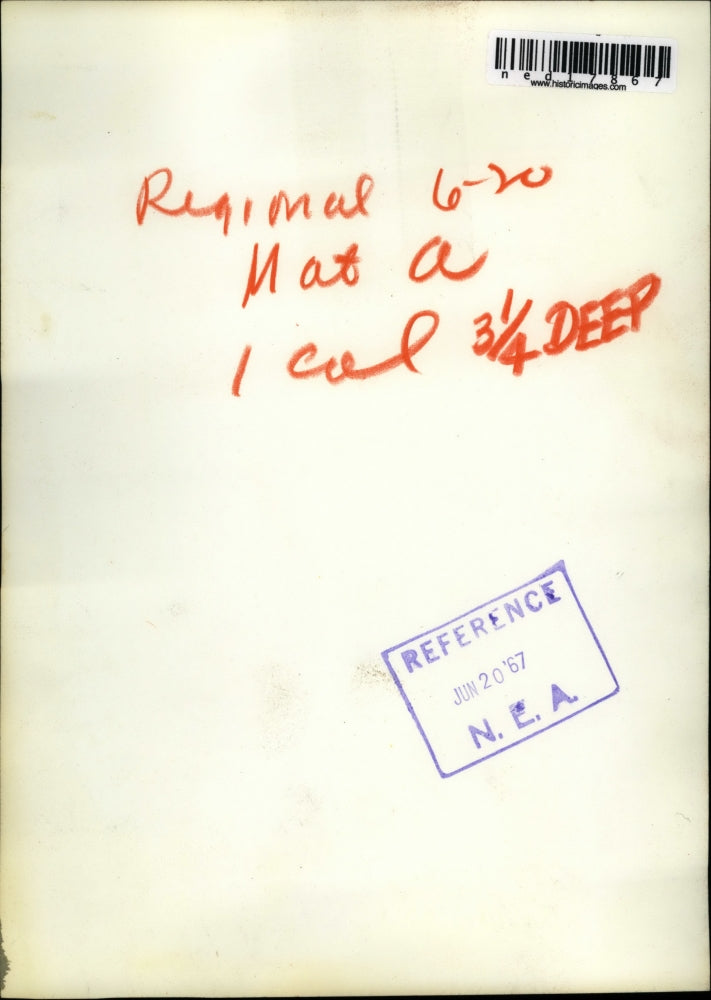 1967 Press Photo United Nations Israeli Foreign Minister Abba Eban during speech