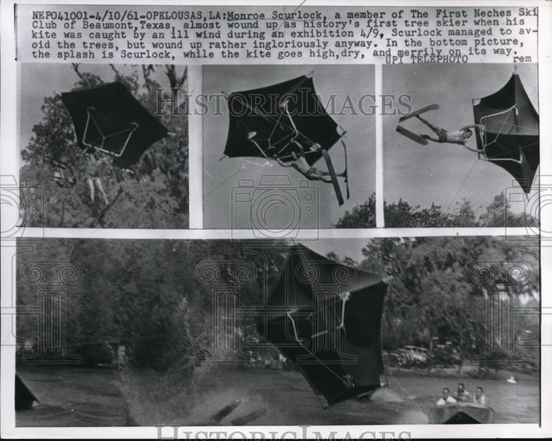 Load image into Gallery viewer, 1961 Press Photo Opelousas La Monroe Scurlock member of First Neches Ski Club
