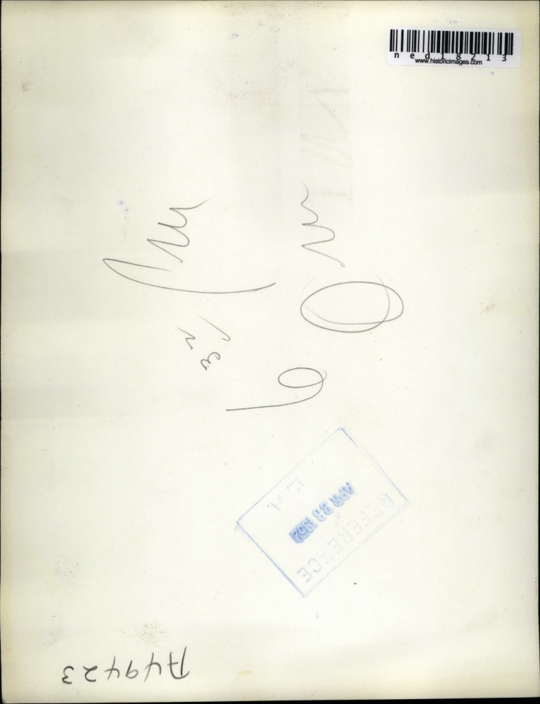 1952 Press Photo John Steelman, defense mobilizer is followed by U.P. reporter