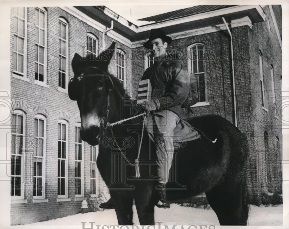 1948 Press Photo Wake Forrest NC Prof Wm O Soule of College law school