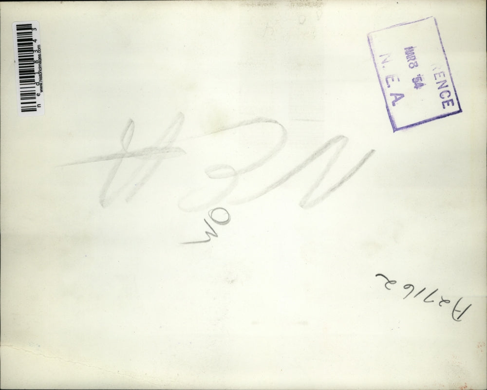 1954 Press Photo Binghampton, NY Susquehanna River breaking up ice