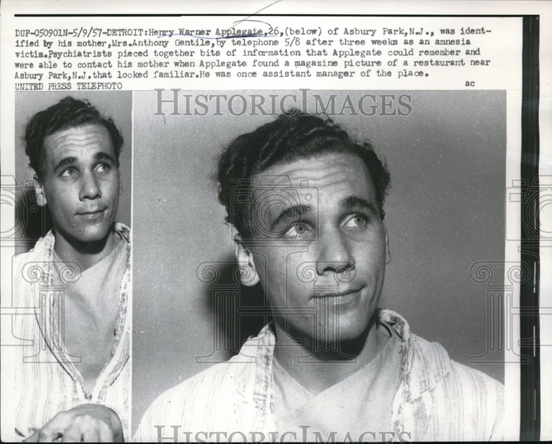 Load image into Gallery viewer, 57 Press Photo Henry Applegate Amnesia Victim Identified By His Mother
