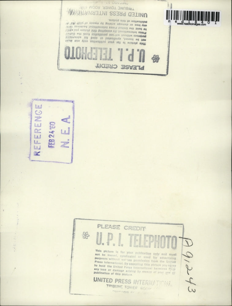 1960 Press Photo Boston Mrs Nella Van Rie leaving court