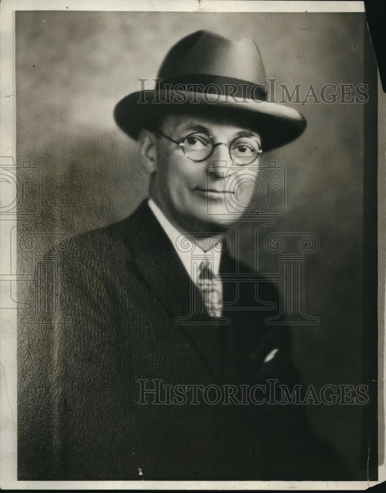 1929 Press Photo Tom M Girdler with Eton Mather Steel Group