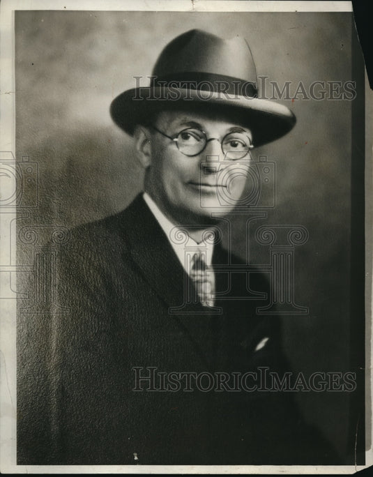 1929 Press Photo Tom M Girdler with Eton Mather Steel Group