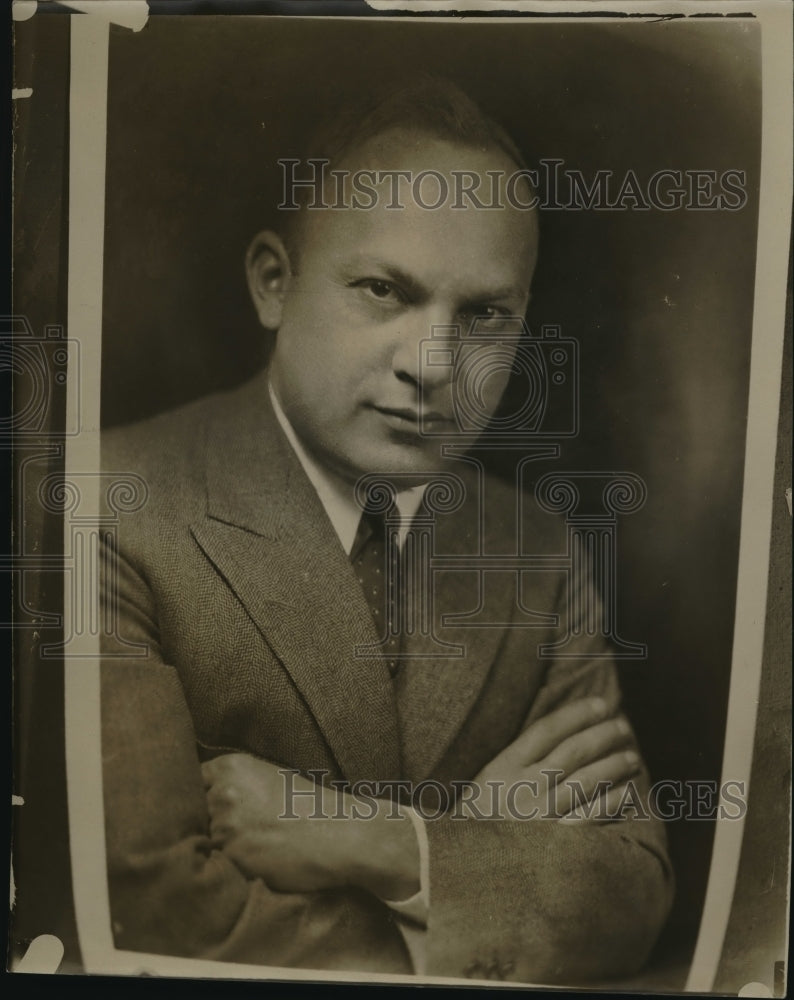 1934 Press Photo Dr Bernhard Steinberg of Toledo Ohio