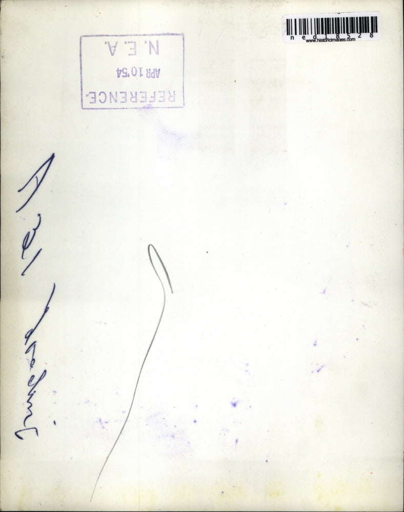 1954 Press Photo Alameda Naval station CalifNAvy VTOL fighter jet - ned18528