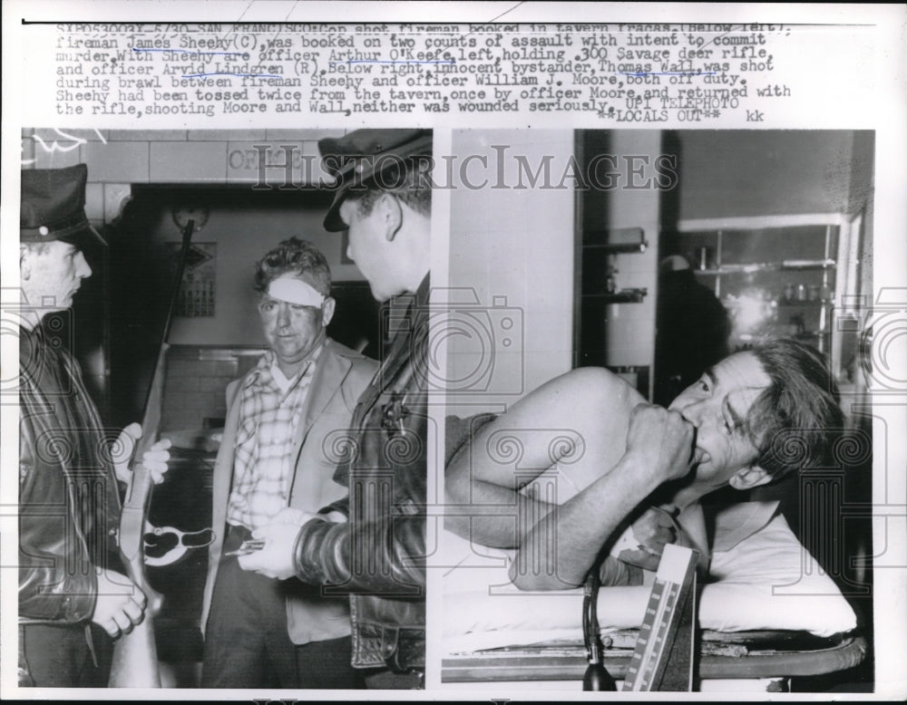 1959 Press Photo James Sheehy, Arthur O'Keefe, Arvid Lindgren, and Thomas Well