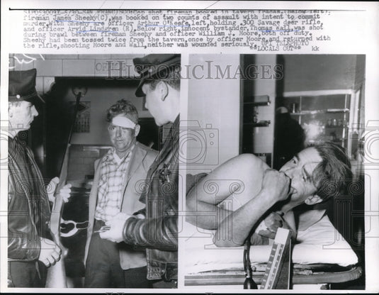 1959 Press Photo James Sheehy, Arthur O'Keefe, Arvid Lindgren, and Thomas Well