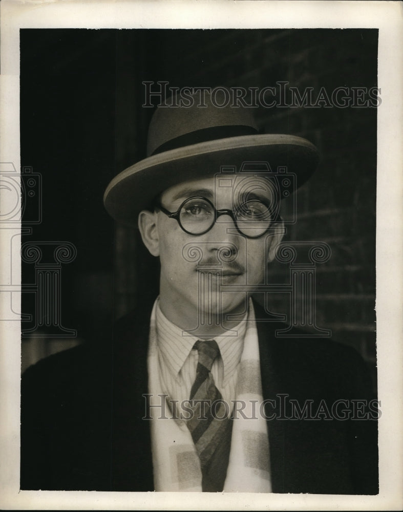 1927 Press Photo Sanford Simms