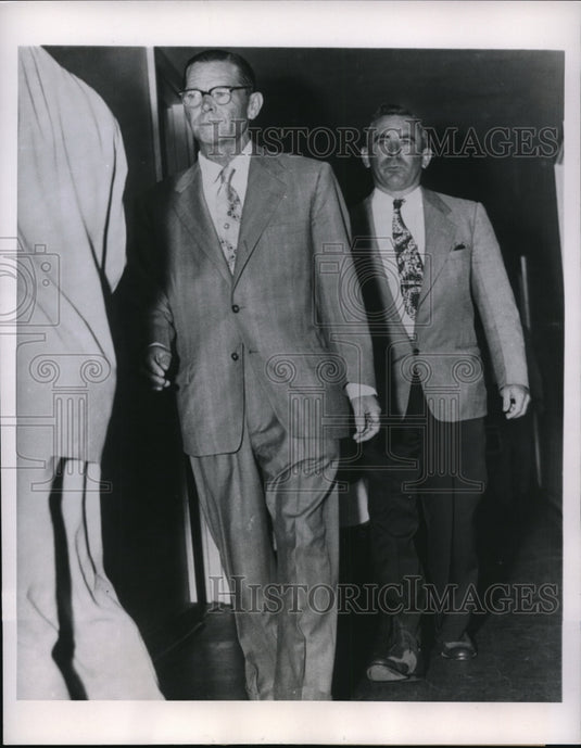 1964 Press Photo Phila Pa. Earl C Glass jury foreman at trial of communists