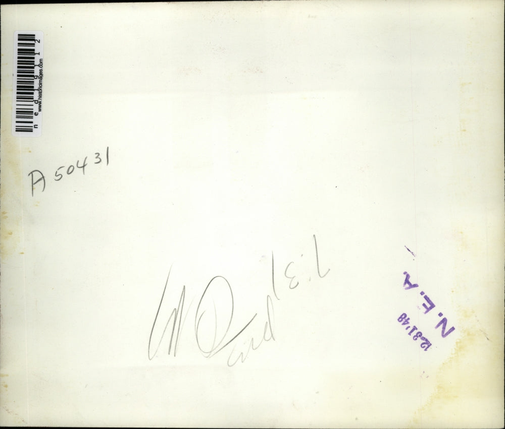 1948 Press Photo Paris At Christmas party given 50 French Orphans by employees